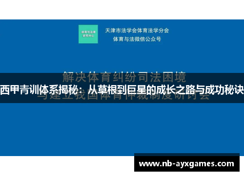 西甲青训体系揭秘：从草根到巨星的成长之路与成功秘诀